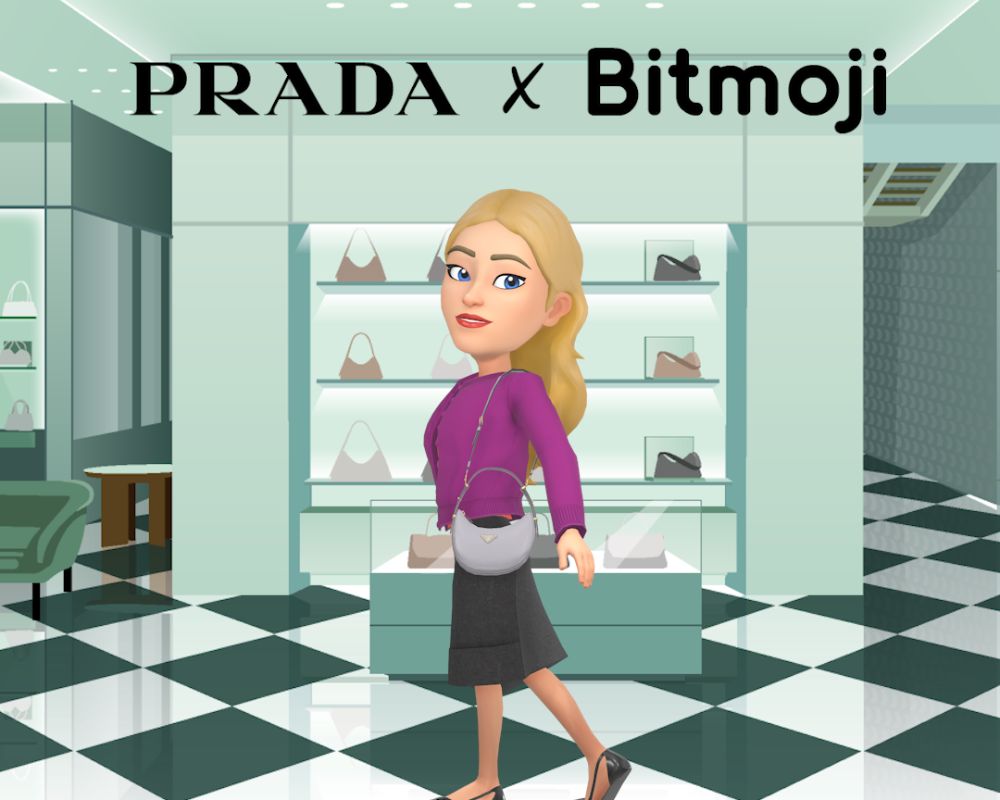 Snapchat Partners with Prada and Miu Miu for Luxury Bitmoji Wardrobe